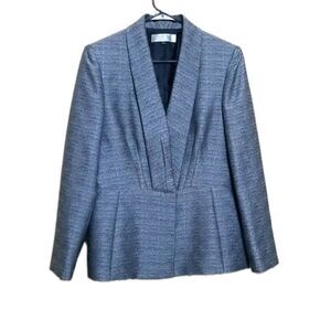TAHARI Gray Blazer Jacket Sz 12